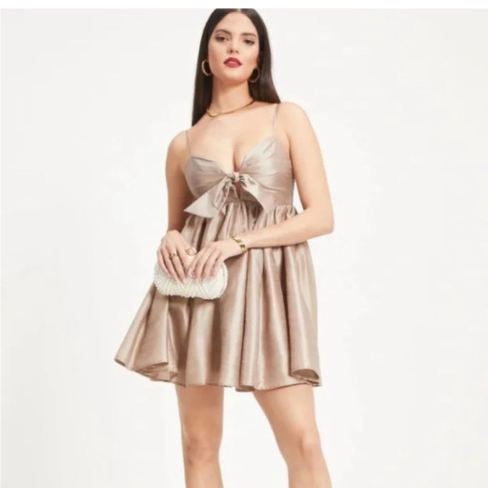 VICI Champagne babydoll dresss - NWT